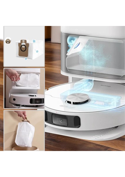 Dream L10 Ultra L10S Ultra Ana Yan Fırça Hepa Filtre Mop Bez Tuz Torbaları Robot Vakum Süpürge Parçaları (Yurt Dışından) indirimleri