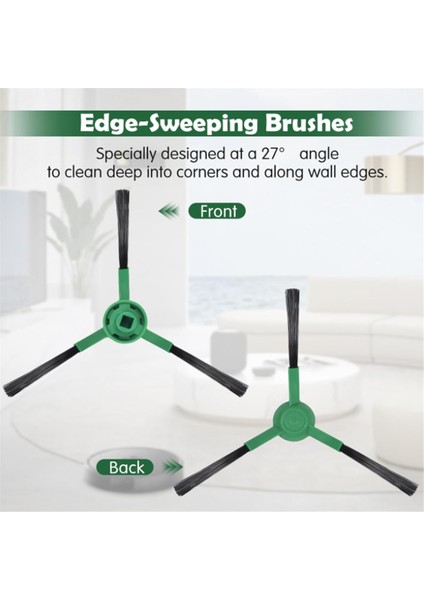 10PCS Yedek Aksesuar Parçaları Irobot Roomba Için Uyumlu Y0110 Y0140 Y01420 Q0120 Q011 Serisi Robot Vakumu (Yurt Dışından) fiyatları