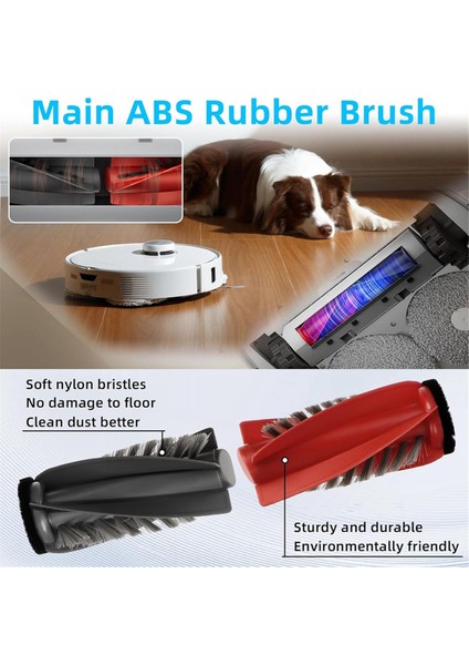 Roborock Qrevo Curve / P20 Pro Vakum Süpürge Ana Yan Fırçalar Hepa Filtreler Mop Bez Toz Torbaları Yedek Parçalar (Yurt Dışından) fırsatları