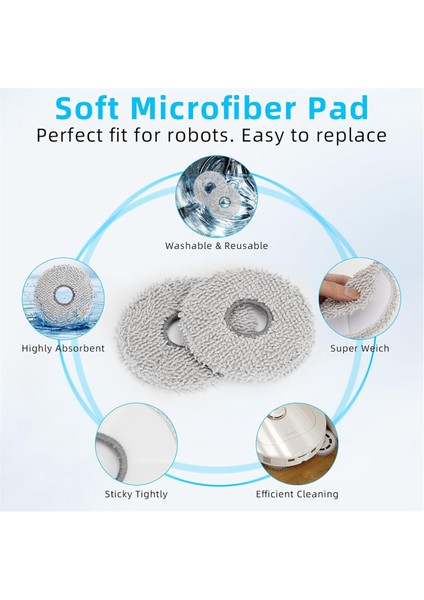 Roborock Qrevo Curve / P20 Pro Vakum Süpürge Ana Yan Fırçalar Hepa Filtreler Mop Bez Toz Torbaları Yedek Parçalar (Yurt Dışından) indirimleri