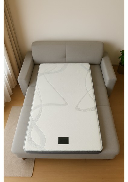 Titanic Yıkanabilir Kılıflı Soft Sünger Hassaslığı Kanepe, Koltuk, Yatak Pedi & Şiltesi Topper