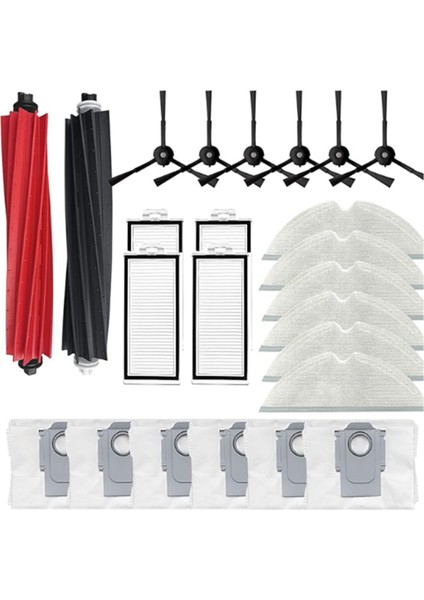 24PCS Yedek Parçalar Roborock Q8 Maks. (Yurt Dışından)
