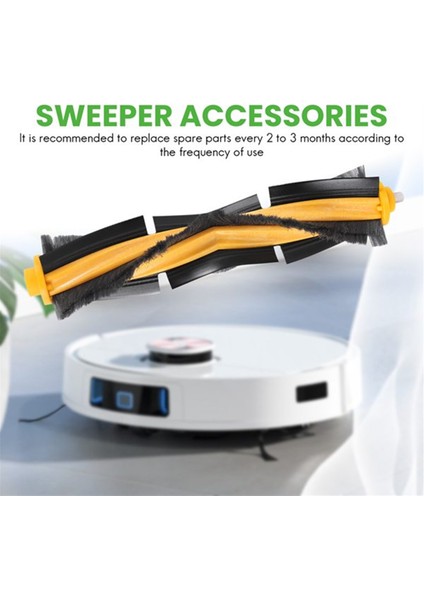 Ana ve Yan Fırçalar Ecovacs Deebot Ozmo 900 Robot Vakum Süpürge Parçaları Aksesuarları Için Ana Fırça Kapağı (Yurt Dışından) modelleri