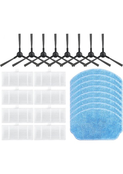 Mıdea VCR04W Yan Fırça Için Hepa Filtre Mop Kumaşları Rag Robot Vakum Süpürge Yedek Parçalar Accessoies (Yurt Dışından)