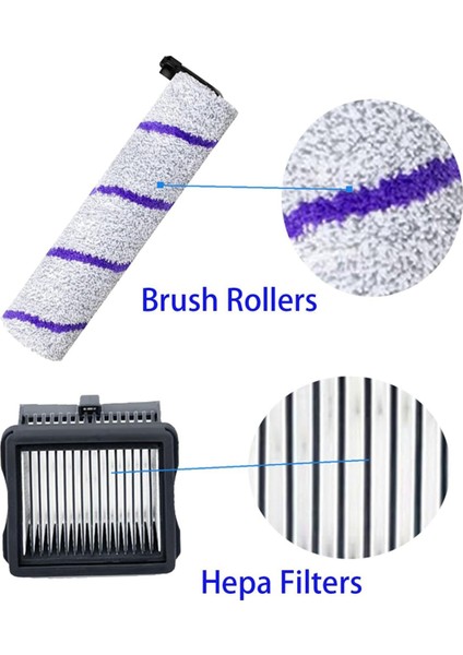 Narwal S10 Pro S20 Pro Islak Kuru Robot Vakum Süpürücü Için, Ana Fırça Hepa Filtreleri Yedek Yedek Parçalar (Yurt Dışından) modelleri