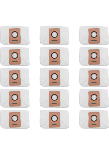 Ecovacs Deebot X1 Omnı Robotlu Süpürge Için Yüksek Kapasiteli Sızdırmaz Toz Torbası Yedek Parçalar, 15 Paket (Yurt Dışından)