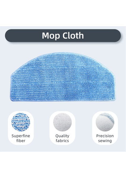 Tikom G8000 / G8000 Pro / Honiture Için G20 Pro G20 Pro Roller Yan Fırça Filtre Mop Kumaşları Robot Vakumları Yedek Parça Aksesuarları (Yurt Dışından) indirimleri