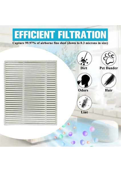 18PCS Xiaomi Robot Vakum E10 E12 B112 Vakum Aksesuarları Ana Yan Fırça Hepa Filtresi (Yurt Dışından) fiyatları