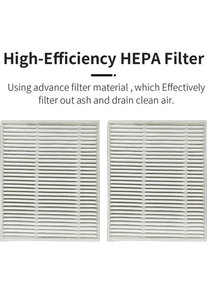 18PCS Xiaomi Robot Vakum E10 E12 B112 Vakum Aksesuarları Ana Yan Fırça Hepa Filtresi (Yurt Dışından) modelleri