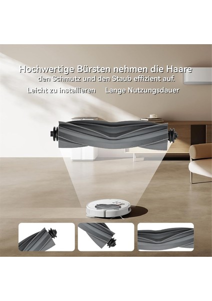 Dreame X40 Ultra COMPLETE/X40 MASTER/L40 Ultra Vakum Süpürgeleri Ana Yan Fırça Toz Çantaları Paspas Pedleri Hepa Filtreleri (Yurt Dışından) modelleri