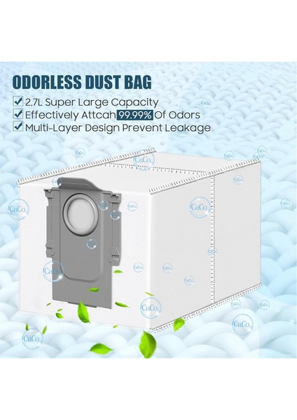 Roborock Için Aksesuar Seti S8 Maxv Robot Vakum Süpürge Ana Fırçalar Toz Torbaları Silindirler Yan Silecekler Filtreler Yan Fırçalar (Yurt Dışından) fırsatları