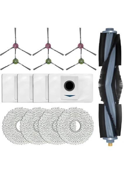 Ecovacs Deebot T10, T20, X1 Omnı /x1 Turbo /x1 Plus Toz Takıları Için Yedek Parça Aksesuarları Kit Kumbaşları (Yurt Dışından)