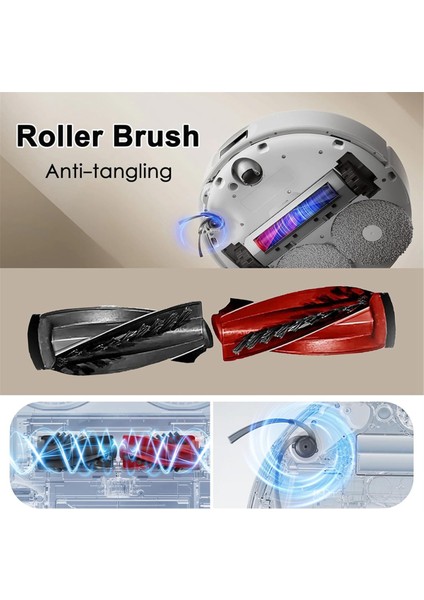 20 Pcs Roborock Qrevo CURVE/P20 Pro Robot Vakum Ekleri Için Aksesuar Kiti Ana Yan Fırçalar Toz Çanta Filtre Mendil (Yurt Dışından) fırsatları