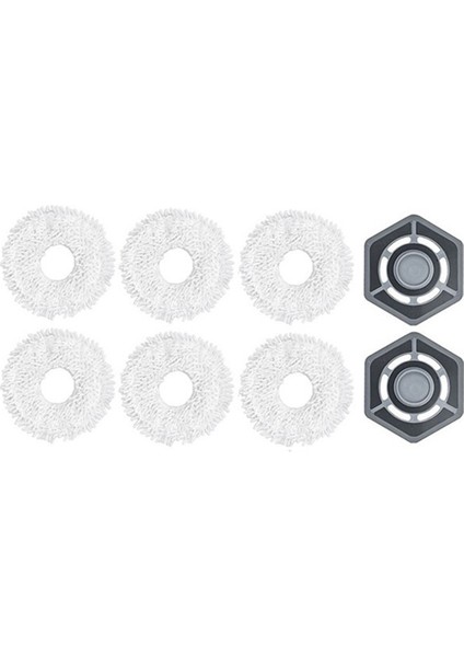 Ecovacs Deebot N9 + Aksesuarları Paspas Robotlu Süpürge Temizlik Bezi Bez Tutucu Yedek Parça (Yurt Dışından)