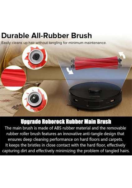 Roborock S7 S7 S7+ S7 Maxv S7 Maxv Plus T7S T7 Plus T7S Plus Vakum Süpürücü Ana Yan Fırça Hepa Filtre Mop Pedler Parçaları (Yurt Dışından) modelleri