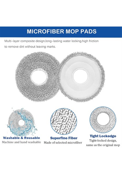 Dream L20 Ultra / L30 Ultra Robot Vakum Temizleyici Aksesuarları Kit Ana Yan Fırça Hepa Filtre Mop Bez Toz Torbaları (Yurt Dışından) fiyatları