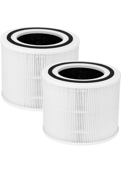 Levoit Core 300 300-RF Arıtma Cihazı ile Uyumlu Hava Temizleme Cihazı Yedek Filtreleri - Kokular Için Gerçek Hepa Filtresi ile (Yurt Dışından)