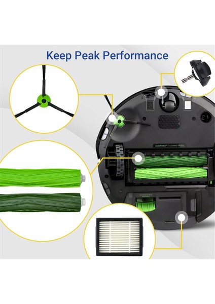 Irobot Roomba J Serisi Için J5 J5 J5+ J6 J6+ J7 J7+ J8 J8+ J9 J9+ Robotik Vakum Süpürge Filtre Fırçaları Aksesuarlar (Yurt Dışından) indirimleri