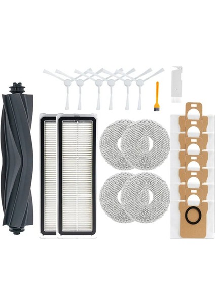 Xıaoml Mijia Omni 1s B101CN Robot X10 + Dreame L10S ULTRA/S10 Pro Ana Yan Fırça Filtre Paspas Robot Vakum Poşeti Parçaları (Yurt Dışından)