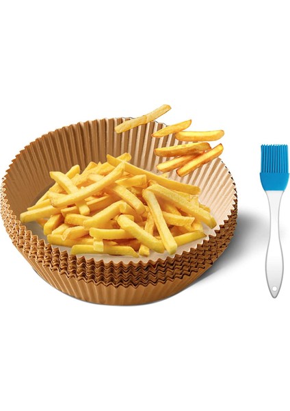 Hava Fritözü Silikon Fırçalı Parşömen Kağıdı Kaymaz Hava Fritöz Gömlekleri Tek Kullanımlık Kağıt Gömlekleri Hava Fritöz Kağıt Gömlekleri (Yurt Dışından)