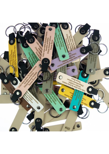 Kaplan Motifli Deri Anahtarlık, Erkek Tarzına Hitap Eden Kalıcı Hediyelik, Koyu Turkuaz-Beyaz indirimleri