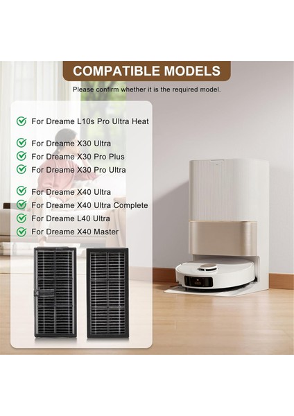 Dreame L10S Pro Ultra Heat X30 Ultra X30 Pro Plus X30 Pro Ultra X40 Ultra Vakum Filtreleri Için Hepa Filtre Aksesuarları (Yurt Dışından) fırsatları