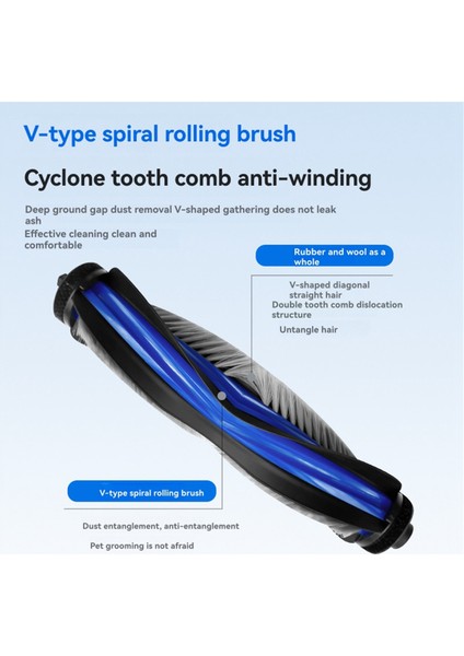 Ecovacs T80 Robot Süpürge Ana Fırça ve Kenar Fırça Sarf Malzemeleri Için Yedek Parçalar (Yurt Dışından) modelleri