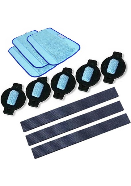 11 Adet/grup Robot Tekerlek Lastik Paspas Bezi Su Kapağı Değiştirme Braava 320 380 381 380T 390 390T Nane 4200 4205 5200 5200C (Yurt Dışından)