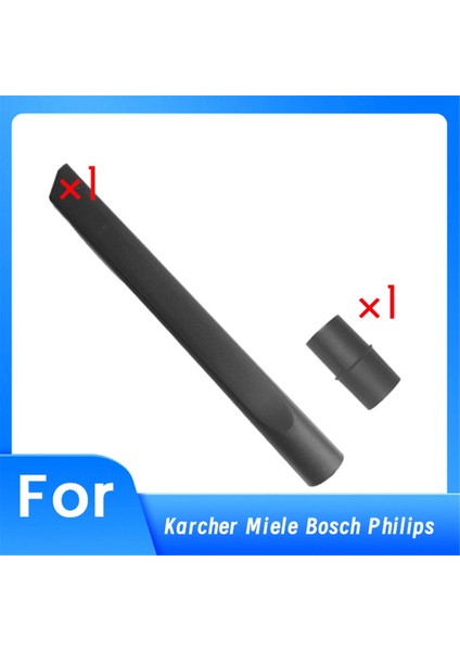 Karcher Miele Bosch Philips Elektrikli Süpürge Için 2 Adet Dirsek Düz Emiş Seti 2.863-306.0 (Yurt Dışından)