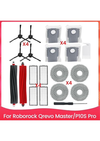 Roborock Qrevo Master/roborock P10S Pro Robot Süpürge Parçaları Aksesuarları Için Yedek Parçalar (Yurt Dışından)