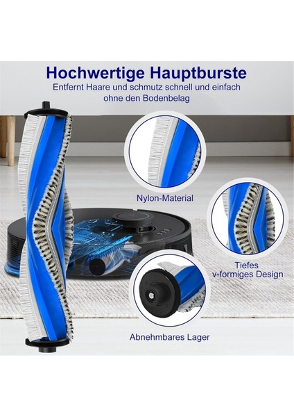 Ecovacs Deebot T30 Pro Omnı / T30 Omnı / T30S / T30S Kombo Ana Yan Fırça Hepa Filtreleri Paspas Torbaları Için Aksesuar Seti (Yurt Dışından) modelleri