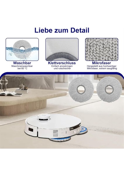 Ecovacs Deebot T30 Pro Omnı / T30 Omnı / T30S / T30S Kombo Ana Yan Fırça Hepa Filtreleri Paspas Torbaları Için Aksesuar Seti (Yurt Dışından) fırsatları