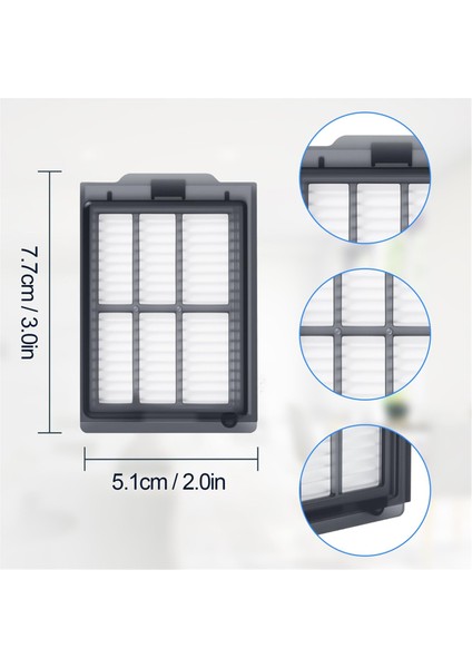 Irobot Roomba Plus 405 COMBO/505 Combo Robot Süpürge Yedek Parçaları Için Hepa Filtre Aksesuarları (Yurt Dışından) fırsatları