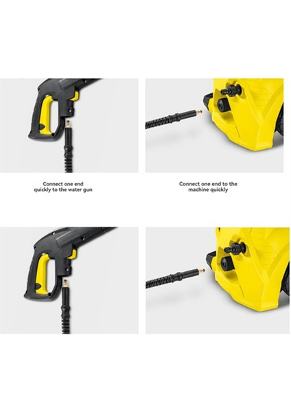 Karcher K2 K3 Yüksek Basınçlı Temizleyici Dirsek Çıkış Borusu ve Kelepçe ile 6m Yüksek Basınçlı Yıkama Makinesi Kanalizasyon Tahliye Hortumu (Yurt Dışından) modelleri