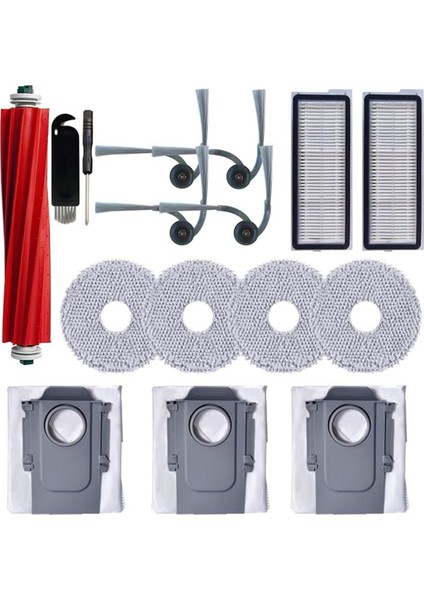 Roborock Qv 35A, Qv 35S, Qr 798, Qr 598 Robot Süpürge Parçaları Için Yedek Aksesuar Kiti (Yurt Dışından)