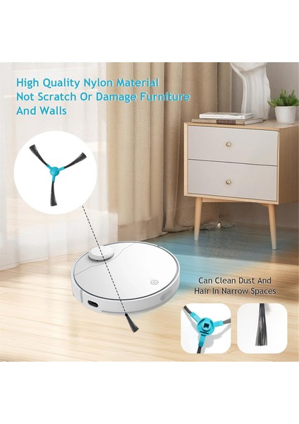 Ultenic D10/T10 Lite, Proscenic Q8/q8 Max ve Dreame Mova E10/E20/E20 Plus Yedek Parçaları Için Aksesuar Seti (Yurt Dışından) fiyatları