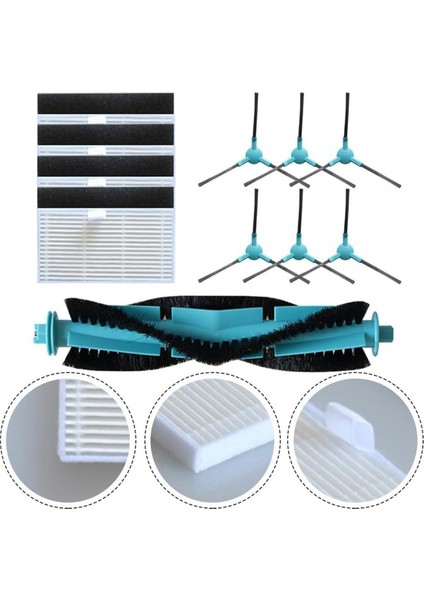 Ultenic T10 Lite Robot Süpürge Ana Yan Fırça Hepa Filtreleri Yedek Parça Kiti (Yurt Dışından) fiyatları