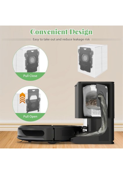 Irobot Roomba I7+, I8+, I3+, I4+, I5+, I6+, I1+, S9+, S9 Plus, I, S, J, Essential Serisi Için Yedek Vakum Torbaları (Yurt Dışından) modelleri