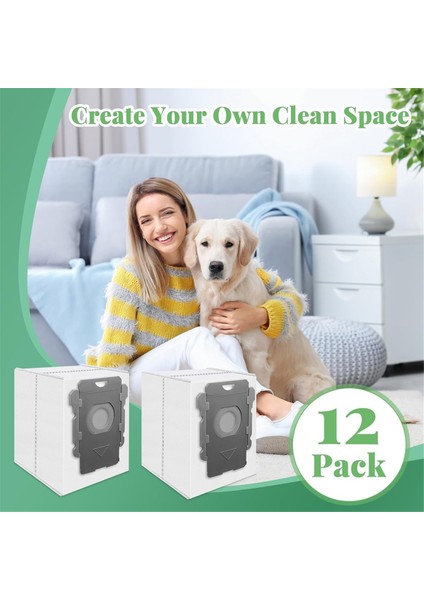 Irobot Roomba I7+, I8+, I3+, I4+, I5+, I6+, I1+, S9+, S9 Plus, I, S, J, Essential Serisi Için Yedek Vakum Torbaları (Yurt Dışından) fırsatları