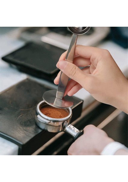Kahve Kaşığı Alet Kiti Kahve Sabotaj Kaşığı Karıştırma Kaşığı Kahve Sanat Kalemi Çift Kahve Tamping Scoop Kiti (Yurt Dışından) fiyatları