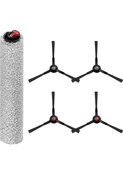 Eufy Omni E28 / E25 Elektrikli Süpürge Için Ana Yumuşak Rulo Fırça Yan Fırça Aksesuarları Yedek Parçaları (Yurt Dışından)