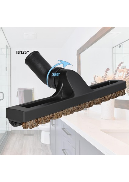 Evrensel Vakum Ek Parçaları Kiti Aksesuarları - At Kılı Vakum Fırçası, 2 1/2 Inç Ila 1 1/4 Inç Hortum Adaptörleri Içerir (Yurt Dışından) fırsatları