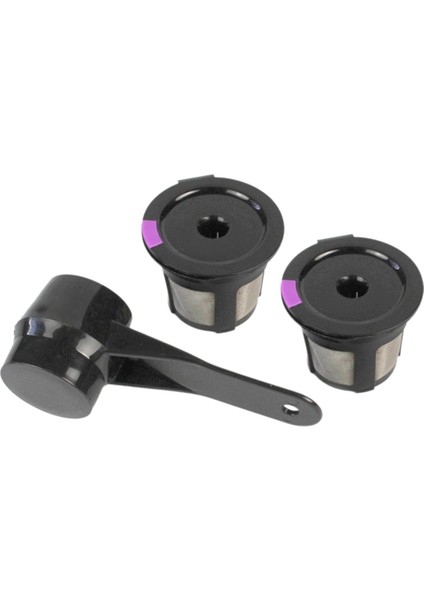 Keurig Kahve Kapsül Makinesi Için 2 Adet Yeniden Kullanılabilir Kahve Kapsülü ve Kaşık Gıda Sınıfı Pp Plastik Kahve Kapsülleri ve Kaşık (Yurt Dışından)