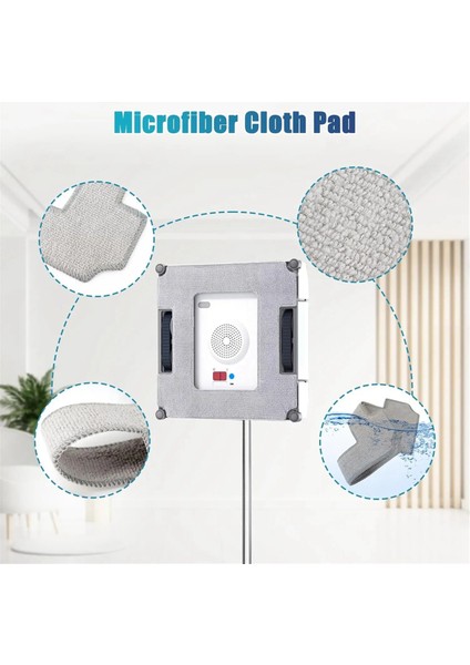 Ecovacs Wınboot W2 / W2 Omnı / W1 / W1 Pro Mikrofiber Paspas Bezi Yedek Parçaları (Yurt Dışından) modelleri