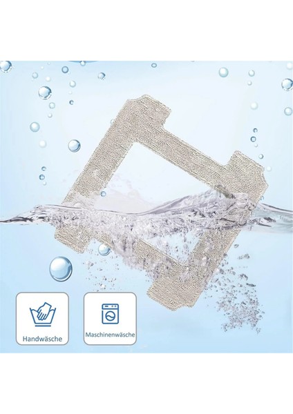 Ecovacs Wınboot W2 / W2 Omnı / W1 / W1 Pro Mikrofiber Paspas Bezi Yedek Parçaları (Yurt Dışından) fırsatları