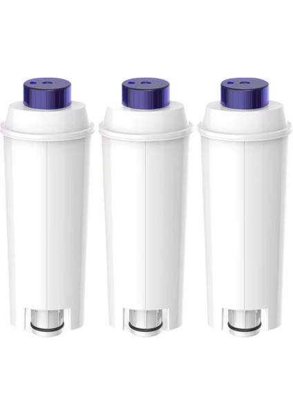 DLSC002 Kahve Makinesi Delonghi Dls C002, 5513292811, CFL-950, SER3017, Ecam Esam Serisi Için 3 Adet Yumuşak Su Filtresi (Yurt Dışından)