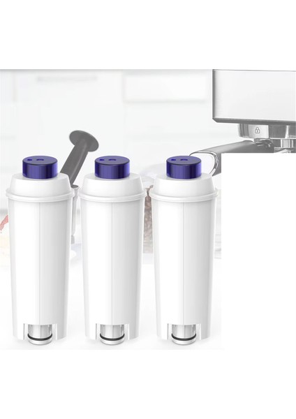 DLSC002 Kahve Makinesi Delonghi Dls C002, 5513292811, CFL-950, SER3017, Ecam Esam Serisi Için 3 Adet Yumuşak Su Filtresi (Yurt Dışından) fırsatları