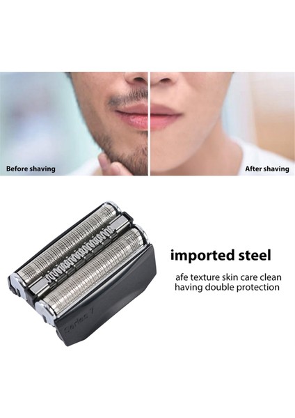 Braun Elektrikli Tıraş Makinesi Serisi 7, 790CC, 760CC, 750CC, 720 Tıraş Folyosu ve Kesici Için 70B Tıraş Makinesi Başlığı Yedeği (Yurt Dışından) modelleri