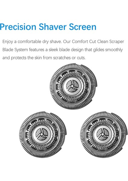 3 Adet Tıraş Makinesi SH90 Yedek Kafa Tıraş Makinesi S9000 S9011 S9021 S9031 S9041 Bıçak Kesici Kafa Bıçak Net (Yurt Dışından) fırsatları