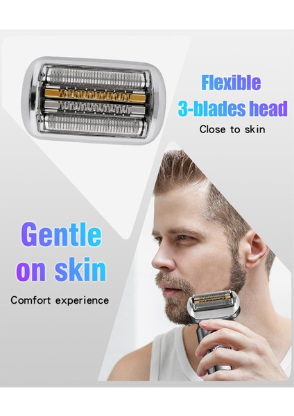 9 Serisi Folyo Tıraş Makinesi Için 92S Yedek Tıraş Başlığı 9040S, 9080CC, 9093S, 9095CC, 9240S, 9242S, 9260S Fırçalı (Yurt Dışından) modelleri